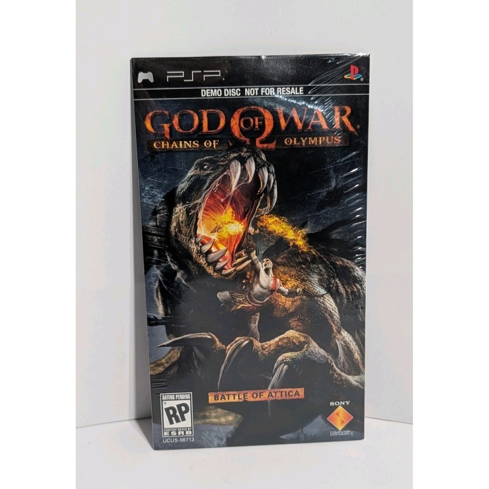 God‎ of War: Chains of Olympus Battle of Attica PSP Demo Disc Factory Sealed UMD